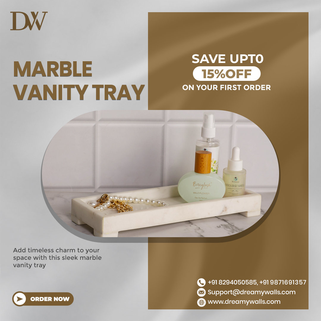 Home Decor Marble Platter